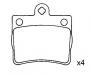 Brake Pad Set:002 420 51 20