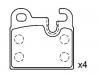 Pastillas de freno Brake Pad Set:34 21 1 150 556