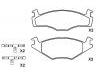 Plaquettes de frein Brake Pad Set:191 698 151 B