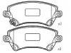 Pastillas de freno Brake Pad Set:04465-02061