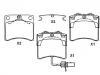 刹车片 Brake Pad Set:7D0 698 151 C