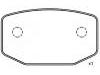 Plaquettes de frein Brake Pad Set:121030