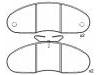 Brake Pad Set:77 01 203 895