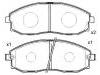 Bremsbelagsatz, Scheibenbremse Brake Pad Set:58101-4AA00