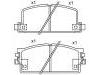 Bremsbelagsatz, Scheibenbremse Brake Pad Set:43 17 973