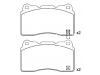 刹车片 Brake Pad Set:89047725