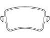 Plaquettes de frein Brake Pad Set:8K0 698 451