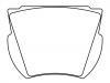 Brake Pad Set:D25-709